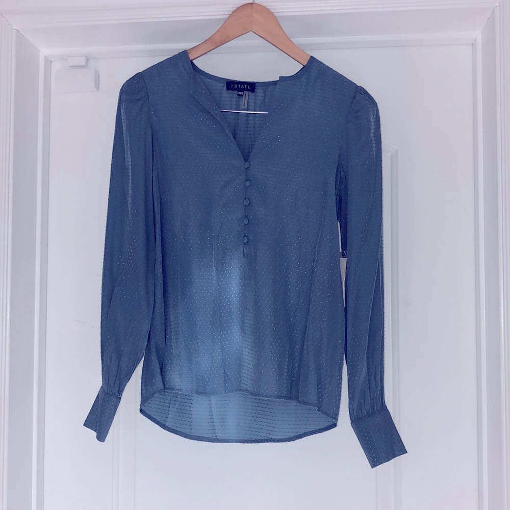 1. State Dotted and Button Blue in Storm Blue